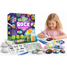 Stone painting set glow in...