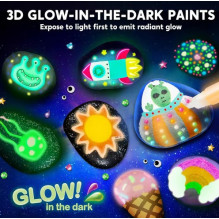 Stone painting set glow in the dark