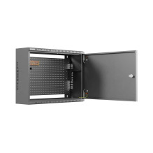 Ant Sienos Montuojama Stovo Spinta - Lanberg 19" 3U 560 × 420 × 180 mm Juoda