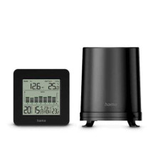 Hama Mykonos Weather Station Black + Pluviometer Hama Mykonos Weather Station Black + Pluviometer