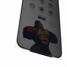 Connect Apple 5X 18 Pro Privatumas Corning Gorilla Antistatinis stiklas 3D Full