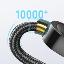 „Joyroom Joyroom A4“ USB-C / „Lightning“ laidas 20 W 1,2 m su ekranu - juodas „Joyroom Joyroom A4“ USB-C / „Lightning“ laidas 20 W 1,2 m su ekranu - juodas