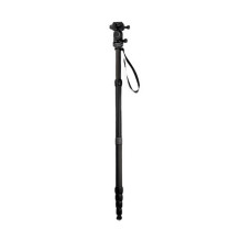 Tripod - GPO carbon fiber tripod with ball head, 152 cm, 35 cm, 1,190 g, 15 kg, monopod