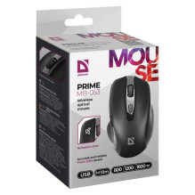 Wireless Mouse - Mouse Defender Prime MB-053 RF Silent Optical Black