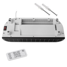 Air Curtain - Adler AD 7751 2000W 2-Speed LED Display Remote Control Black, White
