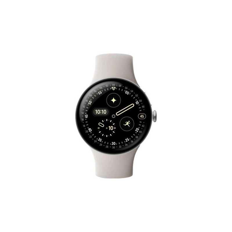 Išmanusis laikrodis Google Pixel Watch 4 45MM LTE Silver / Porcelianas