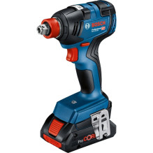 Smūginis veržliasukis Bosch GDX 18V-200 2X4,0 LI-ION L-CASE (06019J2206)