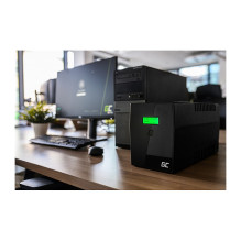 Green Cell 1000VA 700W Apsauga nuo viršįtampių 230V Juoda Green Cell 1000VA 700W Apsauga nuo viršįtampių 230V Juoda