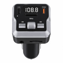 Extralink Smart Life, FM automobilio siųstuvas su įkrovimo funkcija, 2x USB-A, SD kortelė Extralink Smart Life, FM automobilio siųstuvas su įkrovimo funkcija, 2x USB-A, SD kortelė
