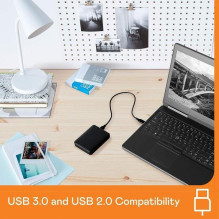 Nešiojamasis kietasis diskas WD Elements 2.5'' 1TB USB3 Juodas WDBUZG0010BBK Nešiojamasis kietasis diskas WD Elements 2.5'' 1TB USB3 Juodas WDBUZG0010BBK