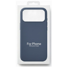 Case "TM MagSafe Silicone" for iPhone 17 Pro Max / Grey Blue /