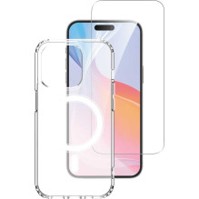 4Smarts „360° aukščiausios kokybės apsaugos rinkinys, skirtas „iPhone 16 Pro Max““ permatomas 4Smarts „360° aukščiausios kokybės apsaugos rinkinys, skirtas „iPhone 16 Pro Max““ permatomas
