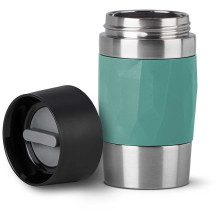 Emsa Emsa TRAVEL MUG Compact thermal mug (petrol / stainless steel, 0.3 liter Emsa Emsa TRAVEL MUG Compact thermal mug (petrol / stainless steel, 0.3 liter