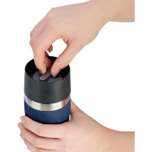 Emsa Emsa Travel Mug Compact thermal mug 0.3 liters (dark blue, screw cap) Emsa Emsa Travel Mug Compact thermal mug 0.3 liters (dark blue, screw cap)
