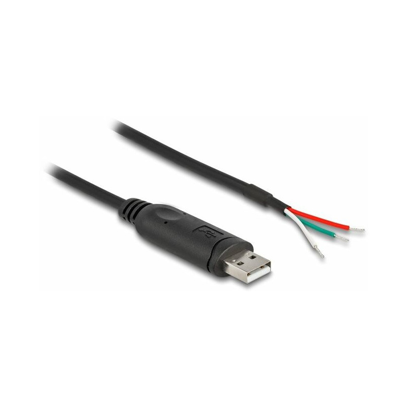 Delock USB 2.0 Type A to RS-485 Serial Adapter Cable 3 x Open Cable Ends 0.5 m (64242)