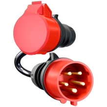 go-e adapteris Gemini flex 11kW 32A CEE Red