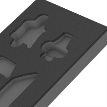 Wera Wera 9840 foam insert for L-key set 1 (black / grey, for Tool Rebel work Wera Wera 9840 foam insert for L-key set 1 (black / grey, for Tool Rebel work