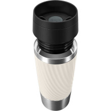 Emsa Emsa TRAVEL MUG Classic Twist (cream / stainless steel, 0.36 liters) Emsa Emsa TRAVEL MUG Classic Twist (cream / stainless steel, 0.36 liters)