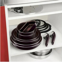 Puodo Dangtis - Tefal Ingenio L9849053 16 / 18 / 20 cm Juodas Puodo Dangtis - Tefal Ingenio L9849053 16 / 18 / 20 cm Juodas