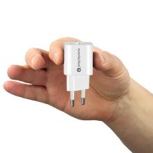 Sieninis įkroviklis - everActive SC-390Q 30 W GaN įkroviklis 1xUSB 1xUSB-C
