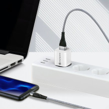 Sieninis įkroviklis - everActive SC-390Q 30 W GaN įkroviklis 1xUSB 1xUSB-C