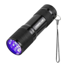 UV Žibintuvėlis - LEPRO O1100007-2 395 nm UV Žibintuvėliai, 2 Vnt. Juodi