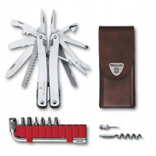 Victorinox Victorinox Swiss Tool Spirit X Plus, stainless steel, leather, stainless steel, 105 mm, 18 mm, 210 g