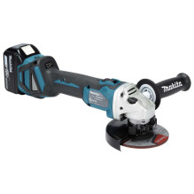 Makita Cordless angle DGA511RTJ, 18 Volt ( MAKPAC size 2, 2x5Ah)