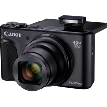 „Canon PowerShot SX740 HS Lite“ – juodas fotoaparatas „Canon PowerShot SX740 HS Lite“ – juodas fotoaparatas