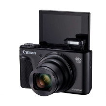 „Canon PowerShot SX740 HS Lite“ – juodas fotoaparatas „Canon PowerShot SX740 HS Lite“ – juodas fotoaparatas
