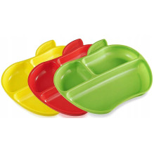 MUNCHKIN Lil'' Apple Divided Toddler Plates 6m+ 3pcs 91513P MUNCHKIN Lil'' Apple Divided Toddler Plates 6m+ 3pcs 91513P