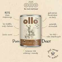 DOLINA NOTECI OLLO Pure Deer - wet dog food - 400 g