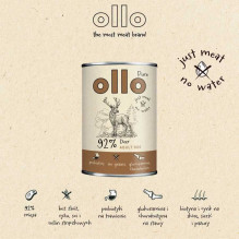DOLINA NOTECI OLLO Pure Deer - wet dog food - 400 g