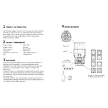 Type 2 V2L Adapteris 16A 3.6kW - Elektromobilio energijos išėjimo adapteris
