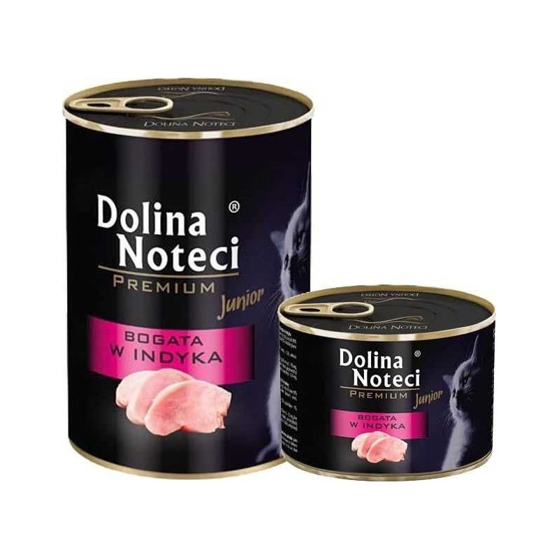 DOLINA NOTECI Dolina Noteci Premium Cat Junior Rich in turkey can 185g