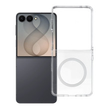 Case for Samsung Z Flip 8 4sF-S Clear compatible with MagSafe transparent