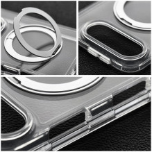 Case skirtas „iPhone Duo“ 4sD-i Skaidrus Case Apvalus stovas, suderinamas su Mag Safe permatomas Case skirtas „iPhone Duo“ 4sD-i Skaidrus Case Apvalus stovas, suderinamas su Mag Safe permatomas