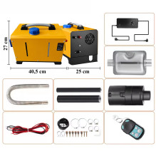 EXTRALINK NAGRZEWNICA SPALINOWA DMUCHAWA OLEJOWA WEBASTO 8KW 12 / 24V BLUETOOTH
