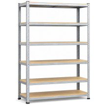 SILVER METAL STORAGE SHELF...