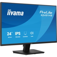 IIYAMA 60,5cm (23.8") X2491HS-B1 16:9 HDMI+DP IPS Speaker IIYAMA 60,5cm (23.8") X2491HS-B1 16:9 HDMI+DP IPS Speaker