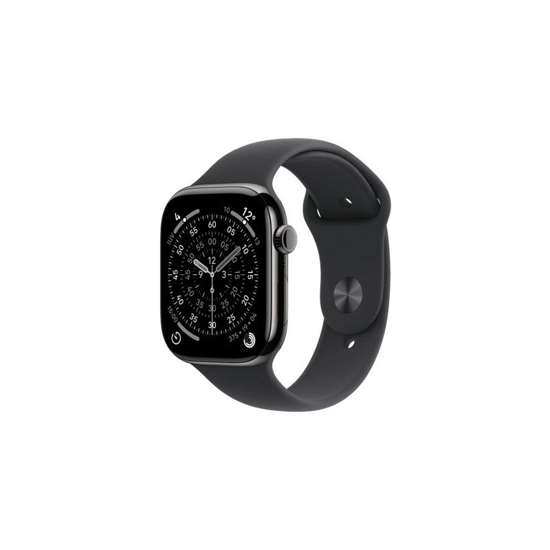 Smartwatch Apple Watch S11 Titan Schiefer Cellular 42mm (Sports strap black) S / M