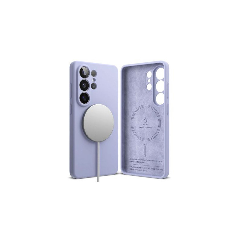 Ringke Galaxy S26 Ultra silikono magnetinis dėklas Lavender