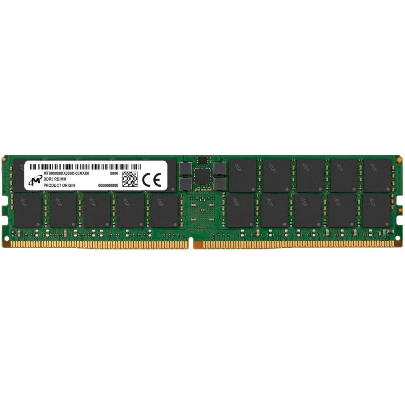 Server memory module Crucial Micron - DDR5 - 64 GB - DIMM 288-PIN - 5600 MHz / PC5-44800 - CL46 - 1.1 V - registered - E