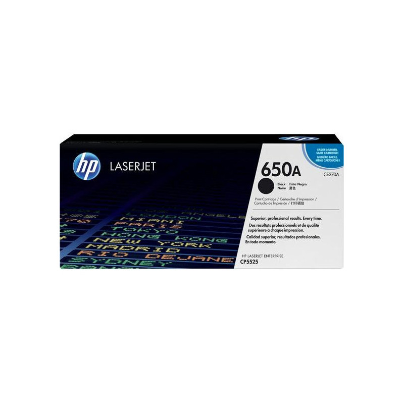 Toner HP 650A Black Original (CE270A)