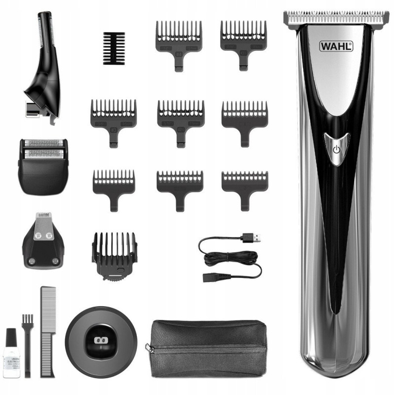 WAHL Elite Groom Black, Silver lithium ion (Li-Ion)