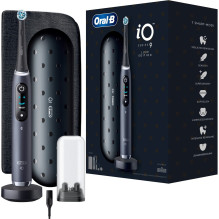Oral-B Oral-B „iO Series 9 Luxe Edition“ elektrinis dantų šepetėlis (juodas, juodas Onyx ) Oral-B Oral-B „iO Series 9 Luxe Edition“ elektrinis dantų šepetėlis (juodas, juodas Onyx )