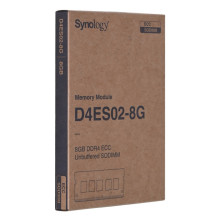 Synology Speichermodul D4ES02-8G DDR4 ECC Unbuffered SODIMM 8 GB Synology Speichermodul D4ES02-8G DDR4 ECC Unbuffered SODIMM 8 GB