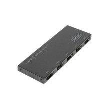 Rozdzielacz (daliklis) Ultra Slim HDMI 1x4 4K 60Hz 3D HDR HDCP 2.2 18 Gbps Micro USB Rozdzielacz (daliklis) Ultra Slim HDMI 1x4 4K 60Hz 3D HDR HDCP 2.2 18 Gbps Micro USB