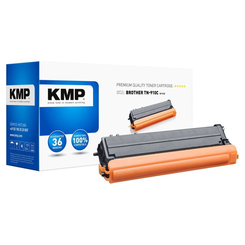 KMP B-T122 Tonerio kasetė žalsvai mėlyna 180g (Alternatyva Brother TN910C)
