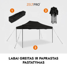 Shopping Tent 3x4.5 Green Zeltpro EKOSTRONG